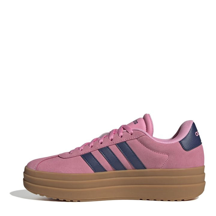 Pink/Navy/Gum - adidas - VL Court Bold Women's Trainers