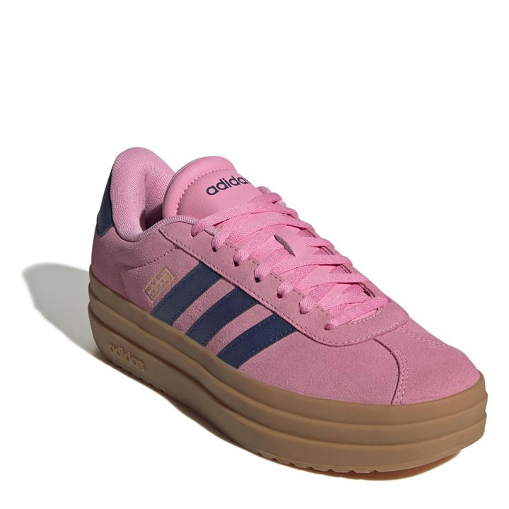 Pink/Navy/Gum - adidas - VL Court Bold Women's Trainers