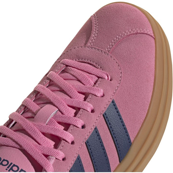 Pink/Navy/Gum - adidas - VL Court Bold Women's Trainers