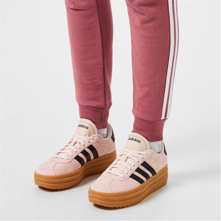 Beige/Blk/Gum - adidas - VL Court Bold Women's Trainers