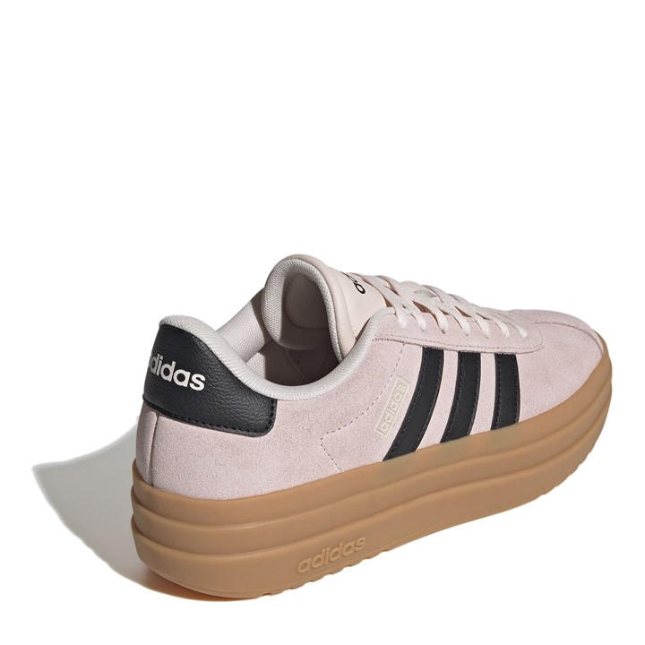Beige/Blk/Gum - adidas - VL Court Bold Women's Trainers