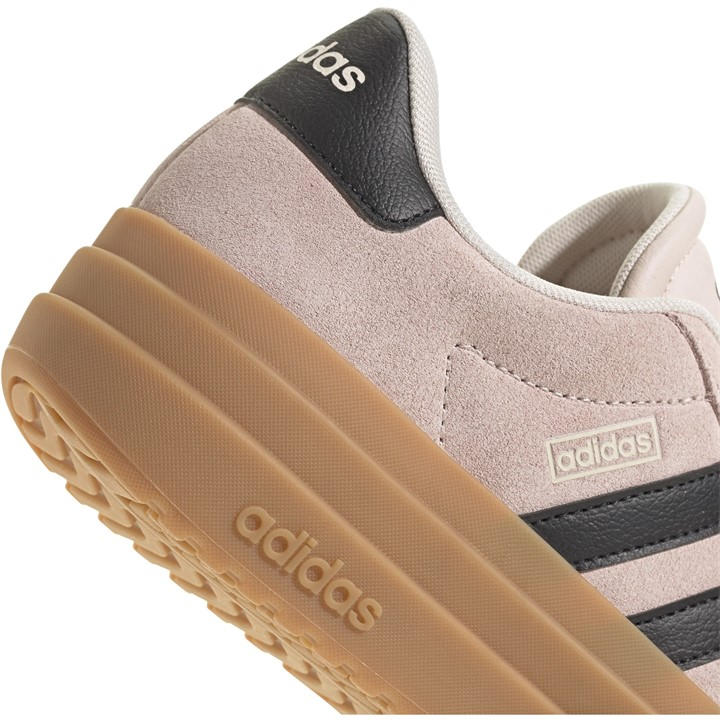 Beige/Blk/Gum - adidas - VL Court Bold Women's Trainers