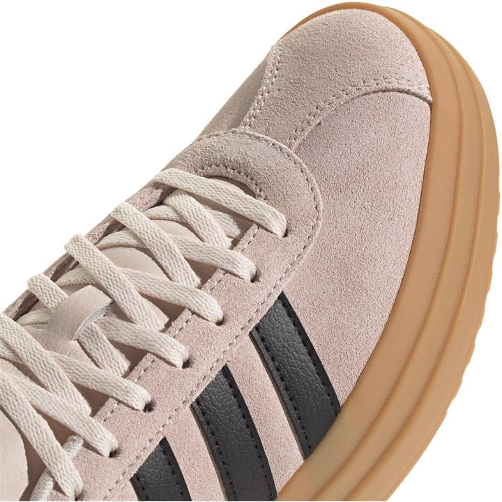 Beige/Blk/Gum - adidas - VL Court Bold Women's Trainers