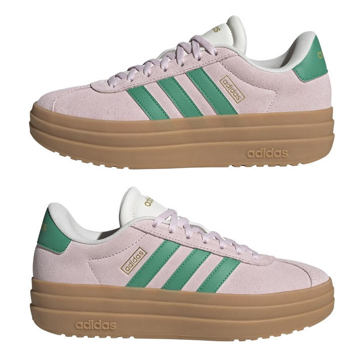 Pnk/Grn/White - adidas - VL Court Bold Women's Trainers