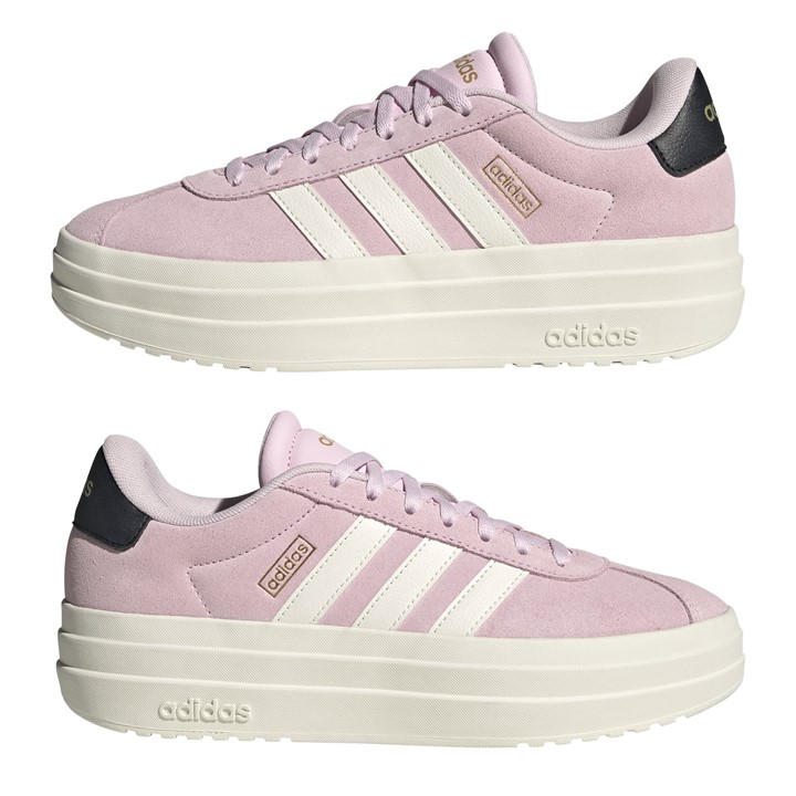 Pink/Wht/Blck - adidas - VL Court Bold Women's Trainers