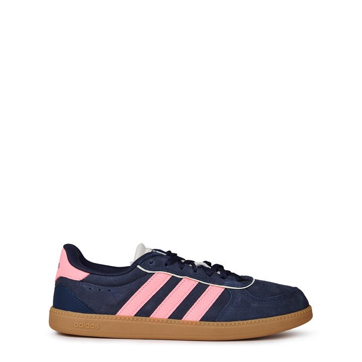 Adidas Women's Blue Breaknet Sleek Suede Trainers Size 6