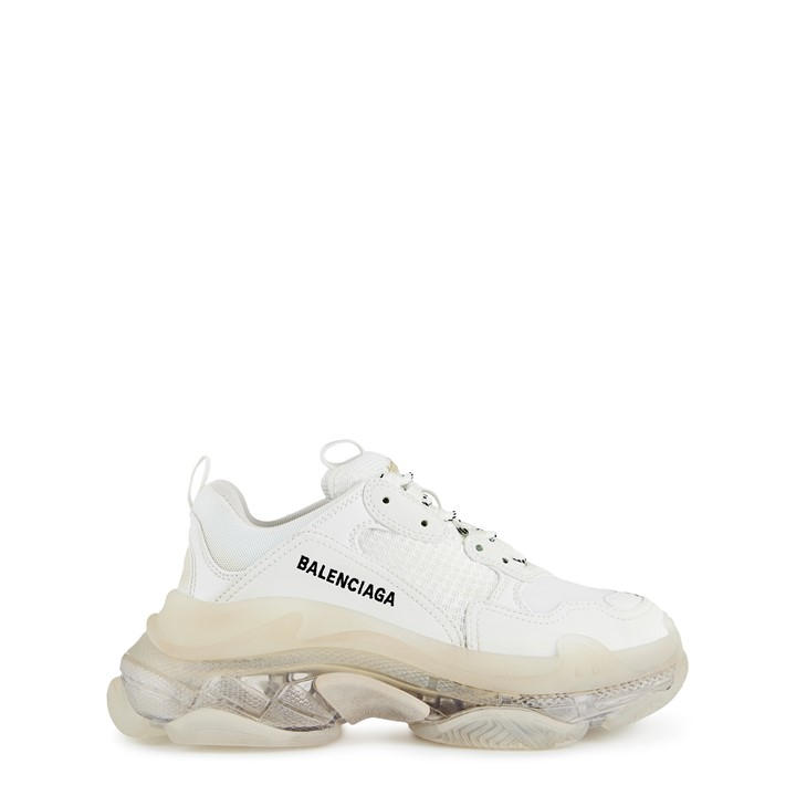 BALENCIAGA TRIPLE S CLEAR SOLE TRAINERS