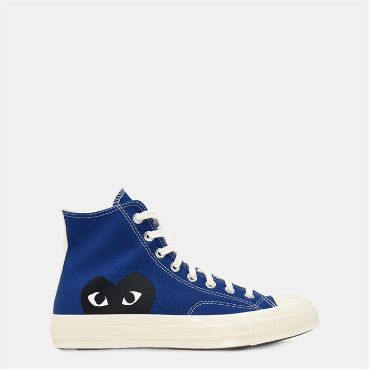 Grey - COMME DES GARCONS PLAY - Large Heart Chuck Taylor 70 All Star High