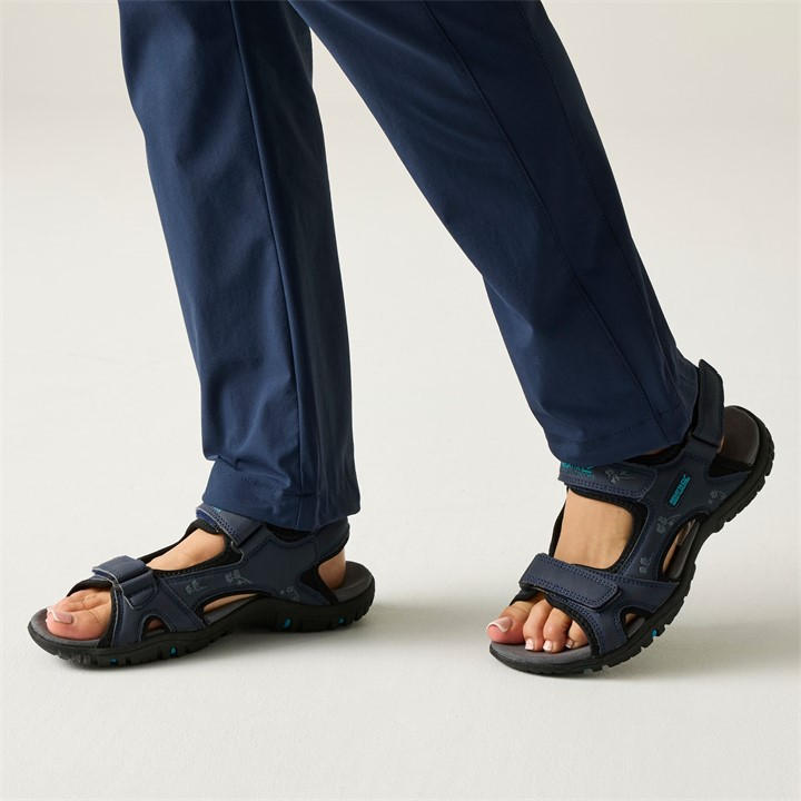 Regatta Women's Blue Lady Haris Walking Sandal Size 8