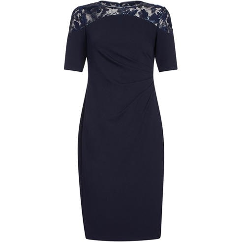 Adrianna Papell - Crepe Short Dress