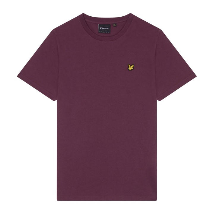 Lyle And Scott Men's Purple Plain T-Shirt - Extra Small