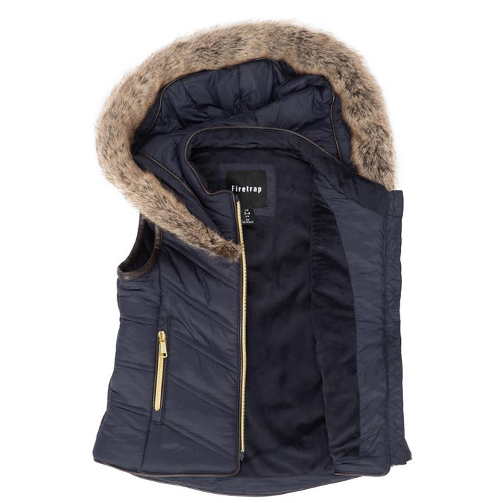 Firetrap Lux BubGiletIn31 Navy House of Fraser