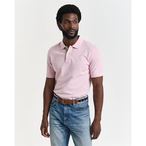 Gant - Regular-Fit Contrast Pique Ss Polo Shirt
