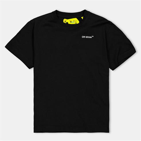 OFF WHITE - Boys Industrial Logo T-Shirt