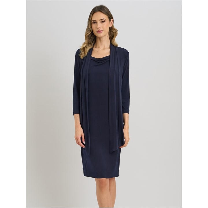 Gina Bacconi Golda Dress And Jacket - Blue Gina Bacconi Golda Dress And Jacket - Blue