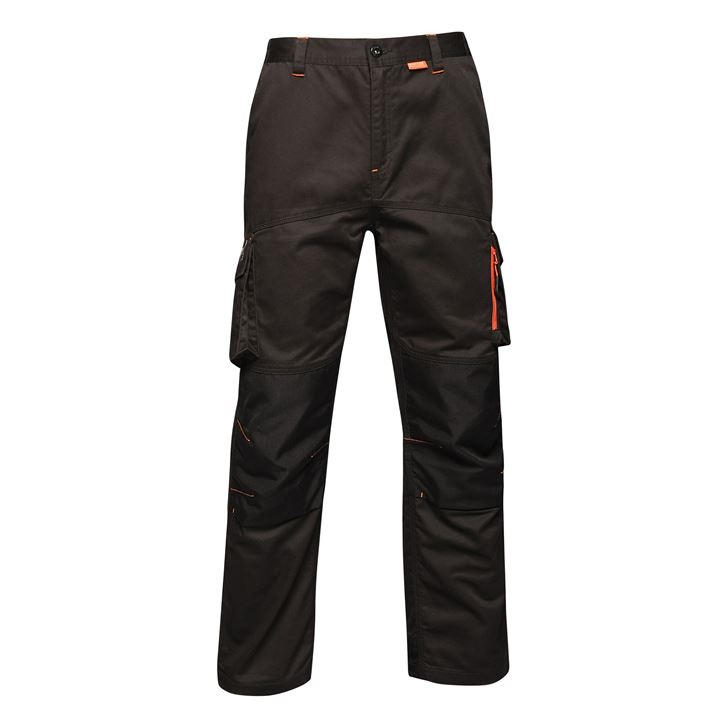 Regatta Men's Black Heroic Worker Trousers Regular - Size 40