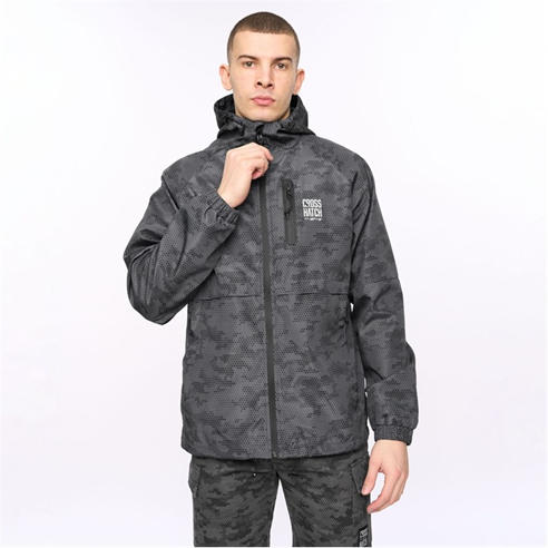 Crosshatch - Janscore Allover Print Jacket