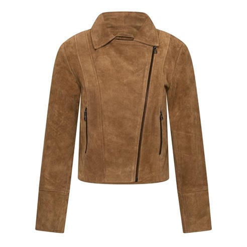 Elle - Bonnie Suede Biker Jacket
