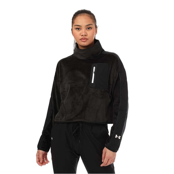 UNDER ARMOUR JOURNEY FLEECE MOCK NECK TOP
