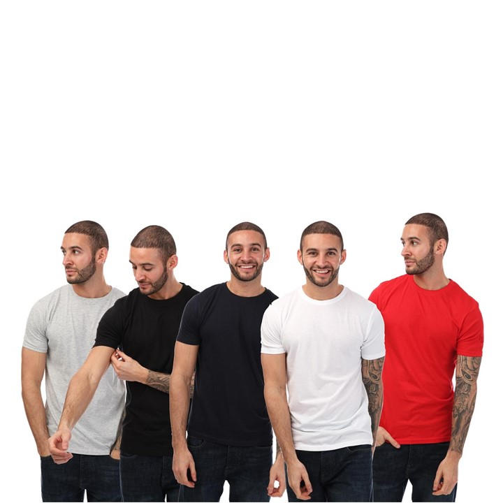 DUCK AND COVER ERRINGTON 5 PACK T-SHIRTS