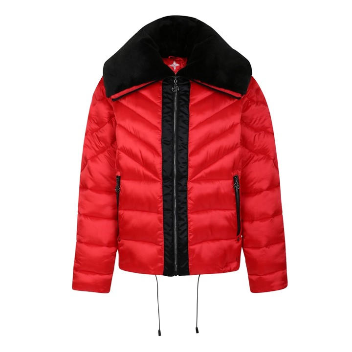 Dare 2b Julien Macdonald Supression Insulated Padded Jacket In Red