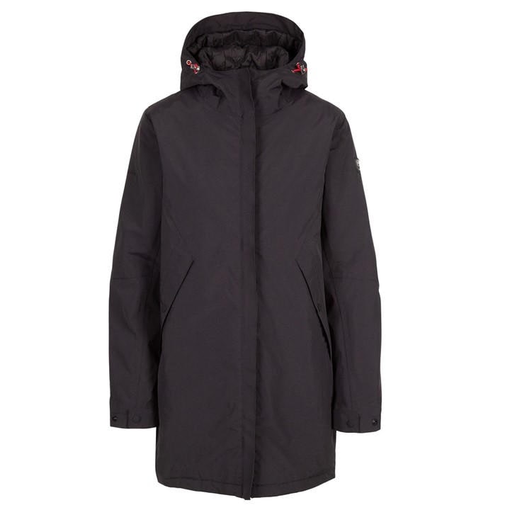 Trespass Overcast Waterproof Jacket In Black