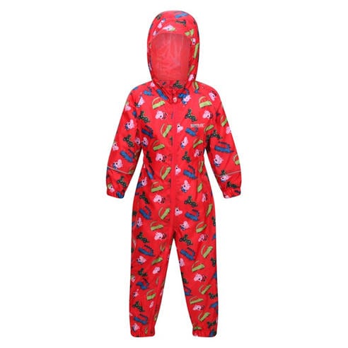 Regatta - Unisex Kids Peppa Pobble Long Sleeve Waterproof Jacket