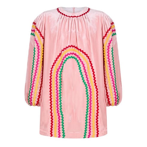 STELLA MCCARTNEY - Kids' Rainbow Ribbon Mini Dress