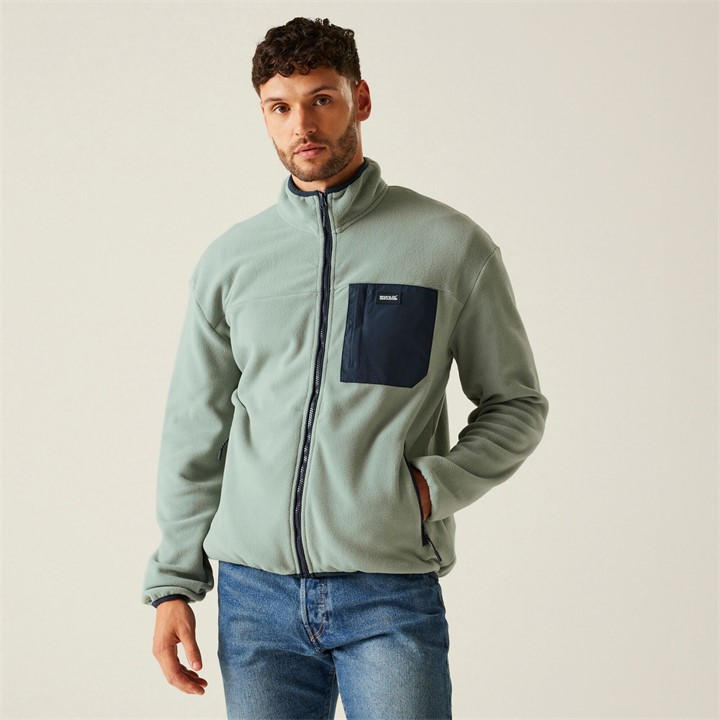 Regatta Men's Glacier/Navy Frankie Fleece 3XL