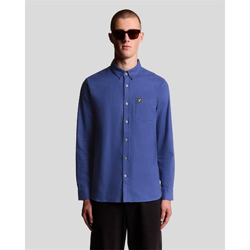 Lyle and Scott - Plain Flannel Shirt