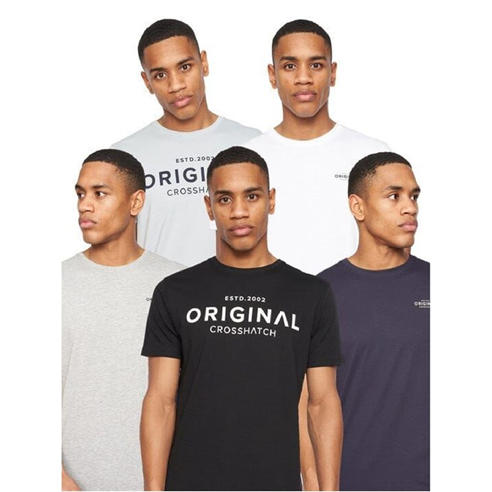 Crosshatch - 5 Pack of Wester Print T-Shirts