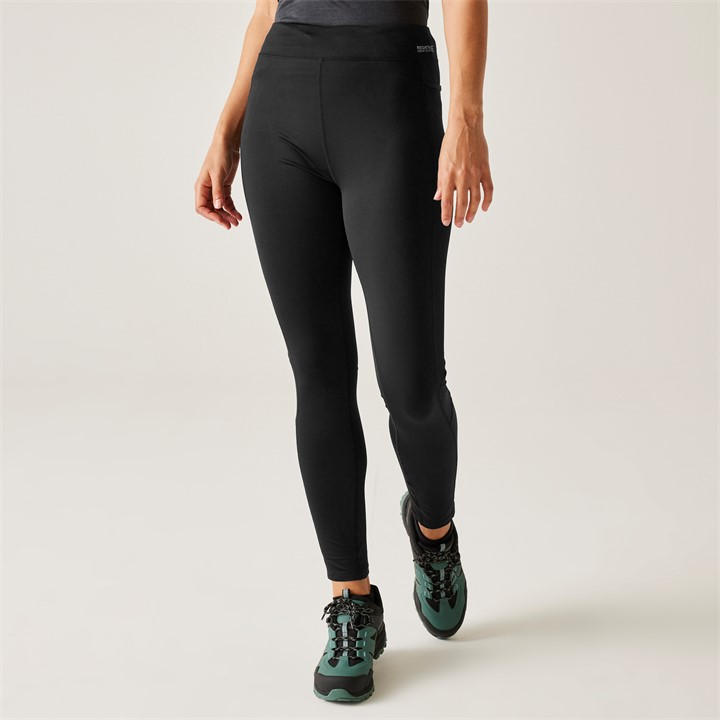 Regatta Women's Black Holleen Winter Legging Ii Size 18 R