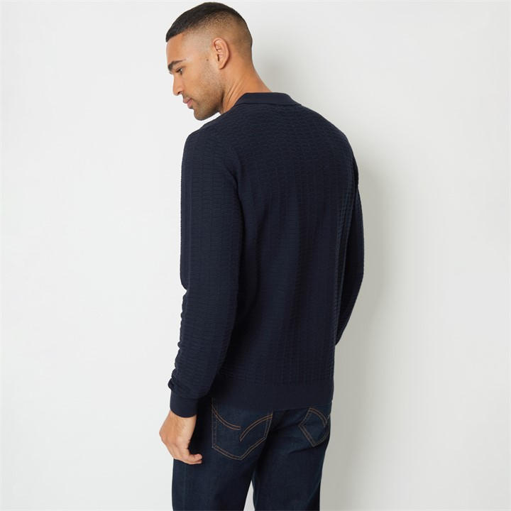 Polo Collar Detail Oversized Jumper main image 0