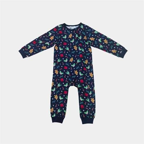 Linea - Unisex Kids Gingerbread Cotton Long Sleeve Pyjama Set