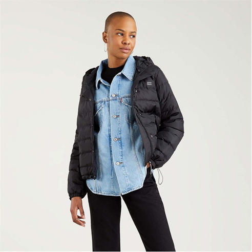 Levis - Levis Edie Packable Jacket Caviar