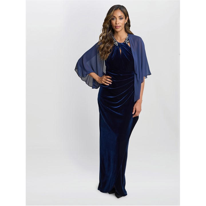 Damen Tanzanzug 3-teilig - Glitzer Outfit Mit Chiffon Cover-Up