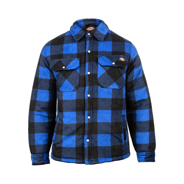 Dickies Men's Blue Portland Shirt Extra Large
