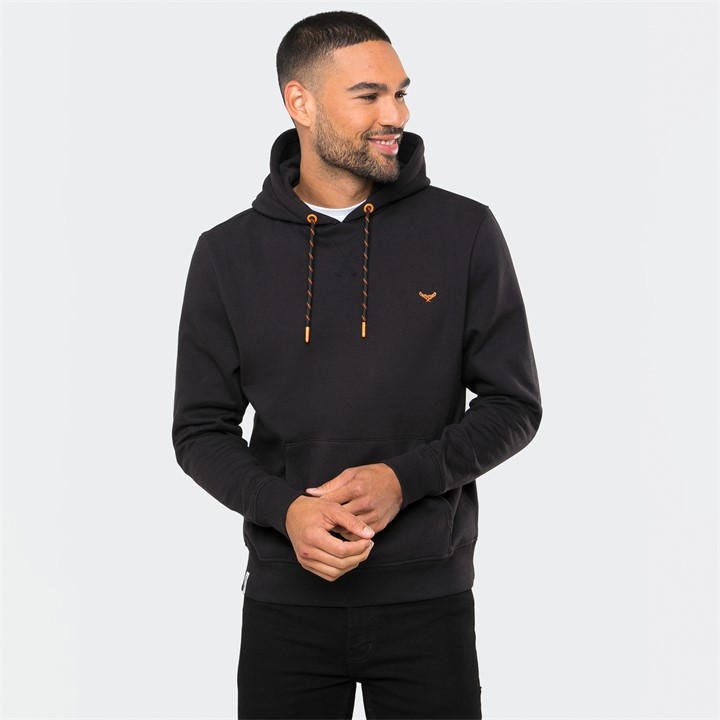 Threadbare Men's Black Pullover Hoodie Extra Large