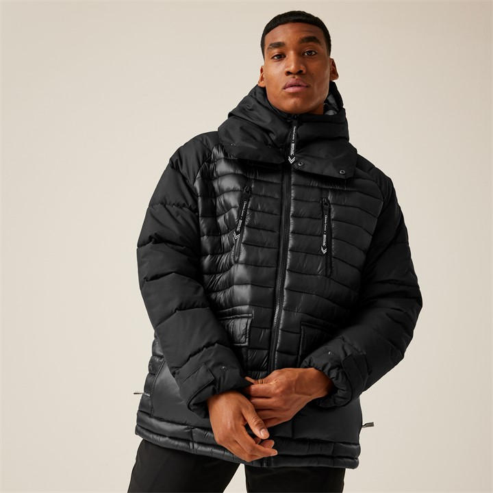 Regatta Men's Black Christian Lacroix Congenies Short Coat 2XL