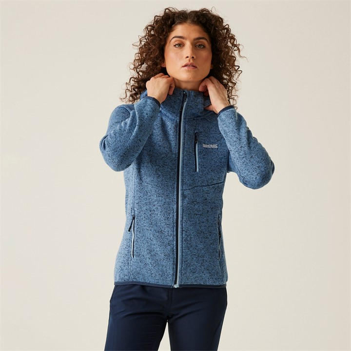 Regatta Women's Ctbl(Clrsky) Hooded Newhill Fleece Size 16