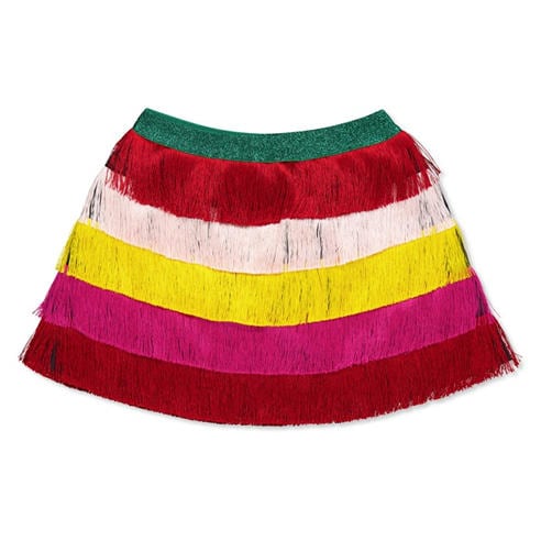 STELLA MCCARTNEY - Kids' Fringed Mini Skirt