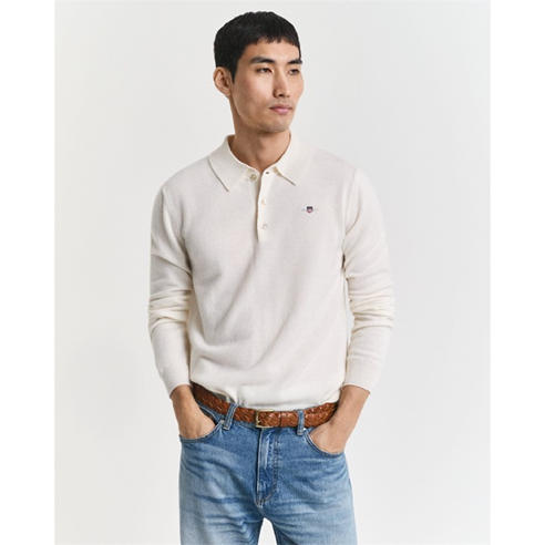 Gant - Superfine Lambswool Polo Shirt