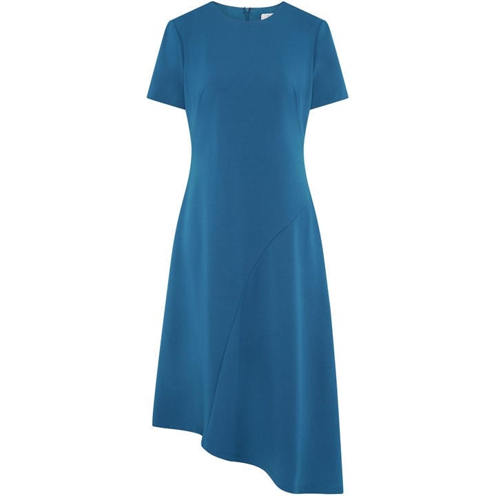 Gina Bacconi Elma Fit And Flare Midi Dress - Blue