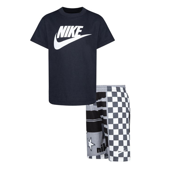 Nike Boys Black Lfstyl Short St Size 6