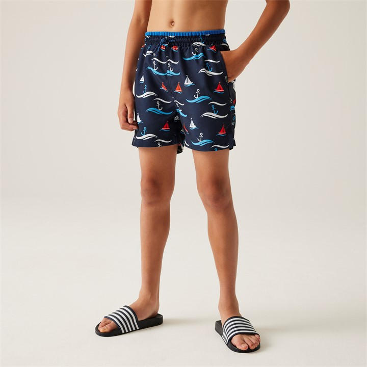 Regatta Boys Navy Boat Skander Iii Swim Shorts - Size 13
