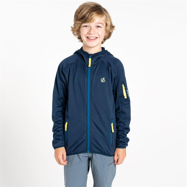 Dare 2B Unisex Kids Moonlight Denim/Daiquiri Green Explore Fleece Size 5