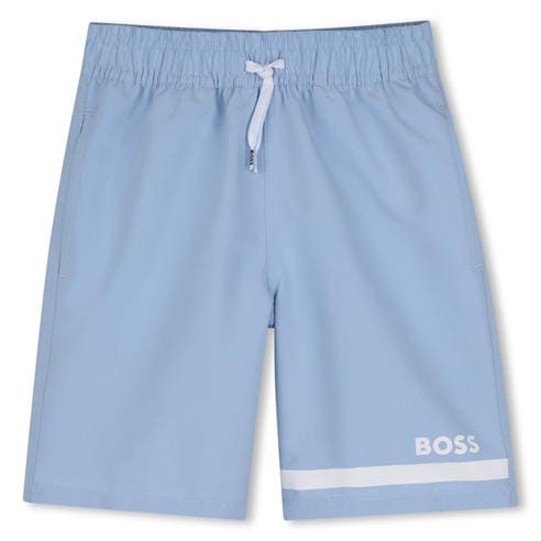 Boss - Kids Logo Swim Shorts Iconic Print
