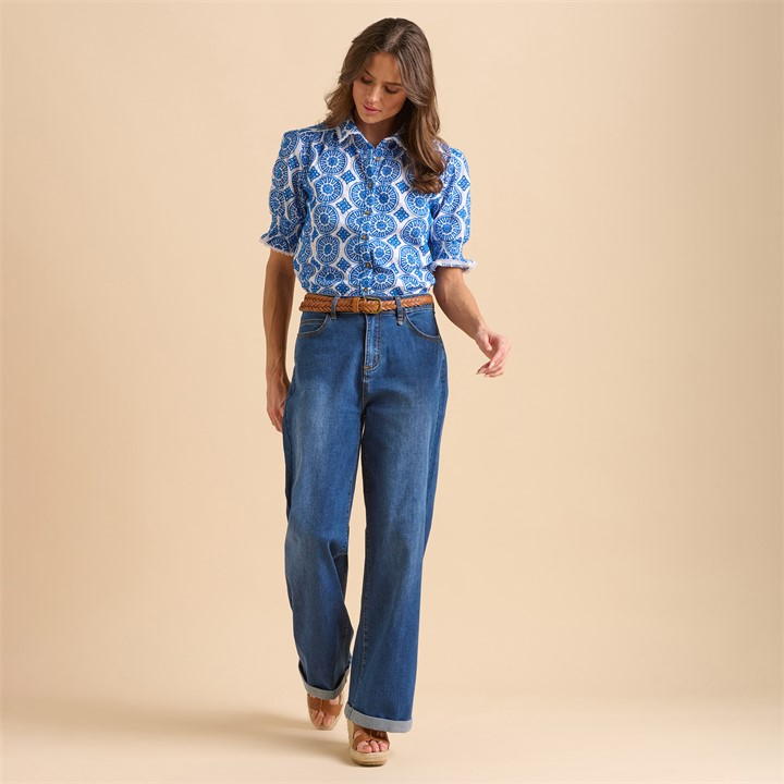 BRAKEBURN WIDE LEG JEANS