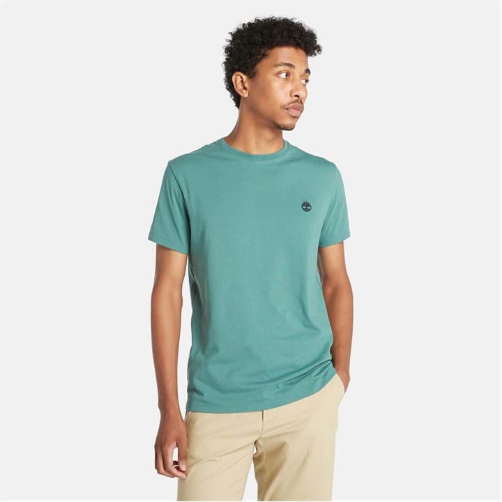 TIMBERLAND OYSTER RIVER LOGO SHORT SLEEVE T-SHIRT
