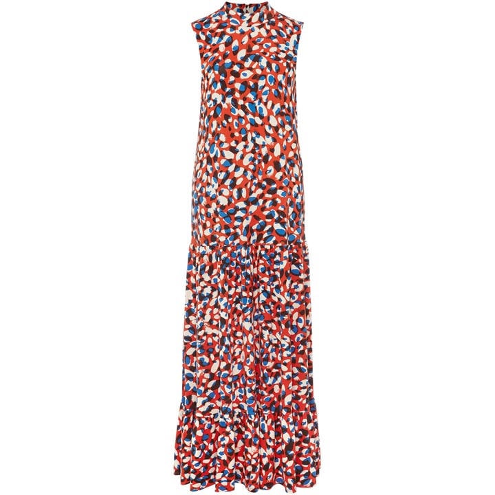 Phase Eight Kamilla High Neck Print Dress - Multi
